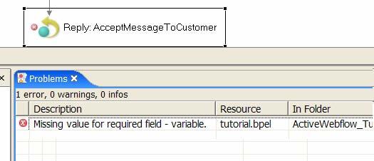Save your file to ensure that all validation tasks appear in the Problems view.