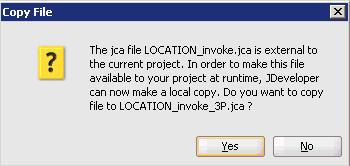 The following message is displayed, as shown in Figure 6 10. Figure 6 10 Copy File Confirmation 11. Click Yes.