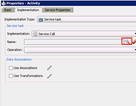Designing an Outbound BPM Process Using Transformations for Service Integration Figure 6 68 Service Call 22.