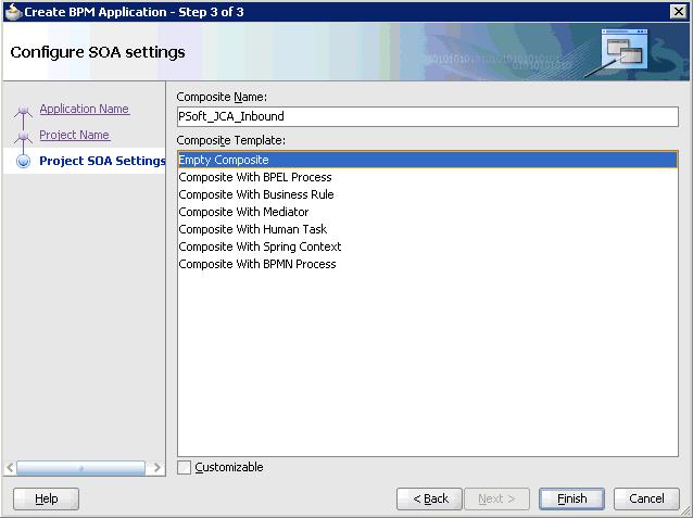 The Configure SOA settings page is displayed, as shown in Figure 6 95.