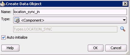 Designing an Inbound BPM Process Using Transformations for Event Integration Figure 6 121 Browse Window 17. Select the first component (for example, LOCATION_SYNC) and click OK.