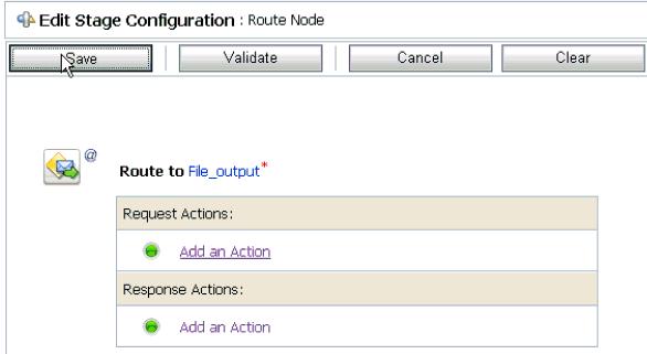 Configuring Inbound Processing Using Oracle Service Bus (J2CA Configuration) Figure 7 80 Edit Stage Configuration Workspace
