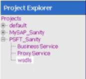 In the Enter New Folder Name field, type Business Service and click Add Folder, as shown in Figure 7 5. 9. In the Enter New Folder Name field, type Proxy Service and click Add Folder. 10.