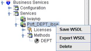 Application Explorer switches the view to the Business Services node, and the new Web service appears in the left pane, as shown in Figure 7 93.