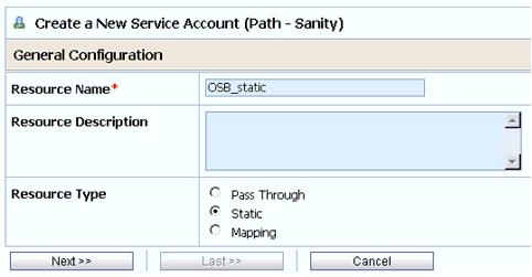 Credential Mapping for Oracle Service Bus (OSB) Figure 8 21 General Configuration Page 7.