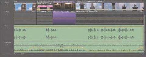 About Waveforms By default, Adobe Premiere Elements audio tracks display the file as a waveform, which is a graphic representation of the volume of audio in the file.