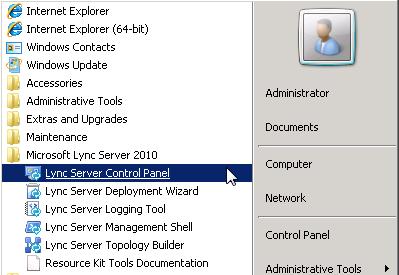 3. Configuring Lync Server 2010 3.