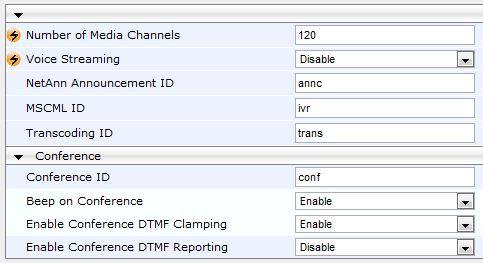 4. Configuring the E-SBC Device 4.9 Step 9: Configuring IP Media This step shows how to configure the number of media channels for the IP media. To reform coder transcoding, define DSP channels.