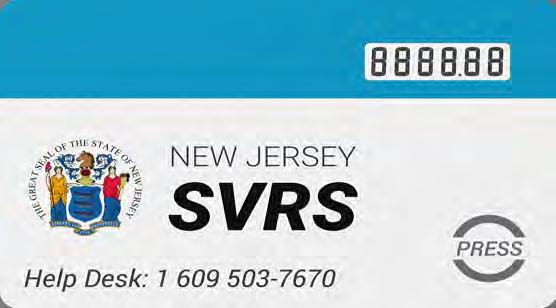 1.6 Accessing the Voter Registration System The following sections describe the steps required for authorized users to log in and out of the NJ SVRS.