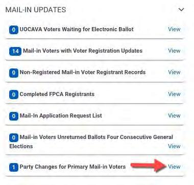 3. See Chapter 3: Managing Mail-in Ballot Information for information on generating ballot labels. 2.1.6.