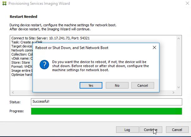 to configure network boot and