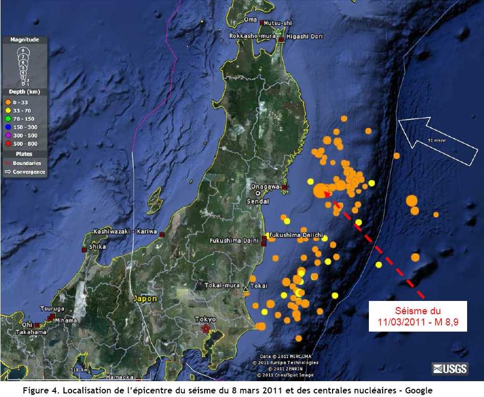 The Fukushima accident The sequence of events Direct impact of the tsunami on the plant March 11 large earthquake (magnitude 9) followed by a tsunami (waves of 14 meters high) Impact of earthquake: