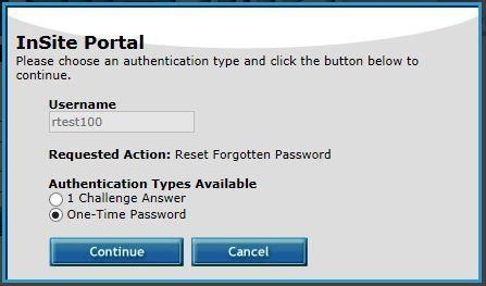 reset a forgotten password.