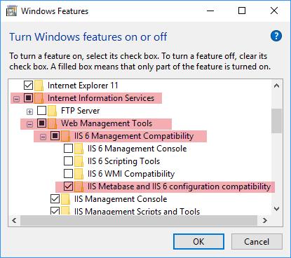 (ii) For Windows 7, 8 and Windows 10 Enable and configure IIS (Internet Information Service) Go to Control Panel. Click on Programs. Click on Turn Windows features on or off.