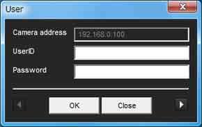 Codec Select the audio mode (Codec) from the drop-down list. Type the user ID and password for the administrator and click OK.