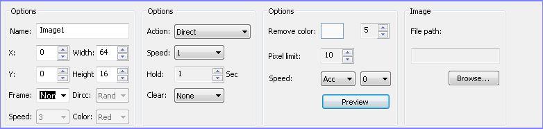 Image Object By clicking on the Image on the Object Area, parameter will display your image settings.