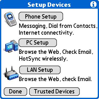 CHAPTER 8 Your Wireless Connections To open HotSync Manager on your computer in step 2 of the onscreen instructions (see procedure step 3b, on this page), click the HotSync Manager icon on the