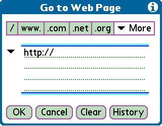 CHAPTER 11 Your Web Browser [! ] Before You Begin To browse the web, you must set up a connection to the Internet from your handheld.