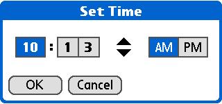 CHAPTER 13 Your Personal Settings 3 Set the date: a. Select the Set Date box. Year arrows b. Select the arrows to select the current year. c. Select the current month. d. Select the current date.