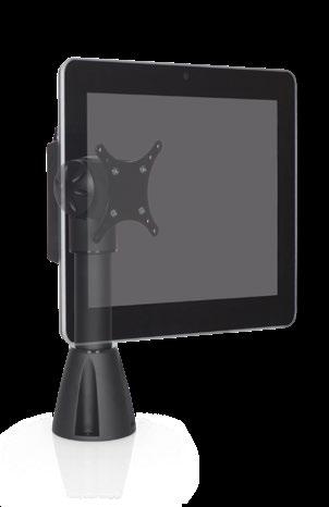 9189 Model 9189 is an adjustable through counter POS mount that features height adjustment, an attractive appearance,