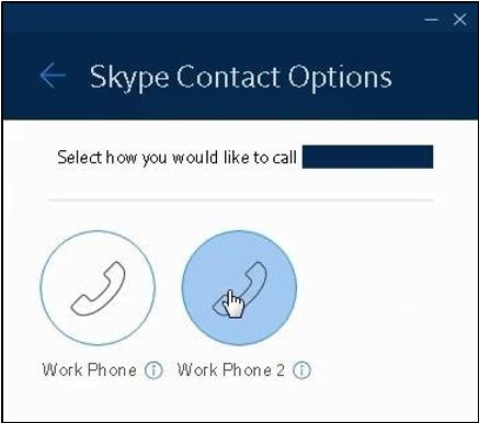 Using Recent Calls Make a Call Using a Skype for Business Contact 1. Navigate to the Skype for Business application. 2.