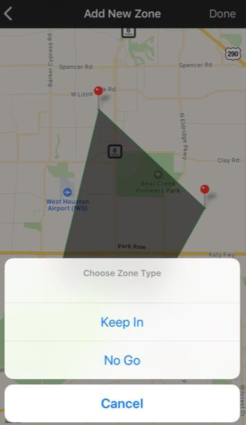 prompt you to select the type of zone you are creating: There are 2