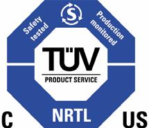 2 Verification of the declared compliance The compliance of the product with the regulations was verified by TÜV PRODUCT SERVICE