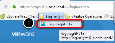 Working with Log Insight In this section we will use Log Insight explore the logs of a vsphere environment.