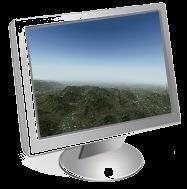 multiple monitors are configured to expand the desktop area (virtual desktop across multiple monitors).