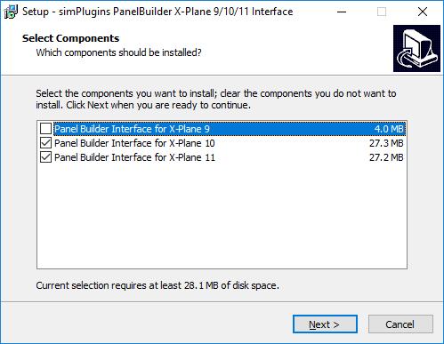 Panel Builder Interface(s) If you have selected to install the Panel Builder Interface(s), the installation for the interfaces will start.
