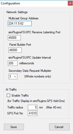11.5.62) simpluginsfsuipc Receive Listening Port specifies the port number the simpluginsfsuipc Interface listens on.
