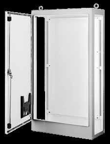42186: Type 12 IEC 60529, IP55 APPLICATION Modular disconnect enclosures provide configuration flexibility and versatility. One- and two-door models can be bolted together in any configuration.