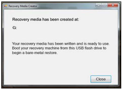 baremetal restore. Running Recovery Media To run the Recovery Media, perform the following steps.