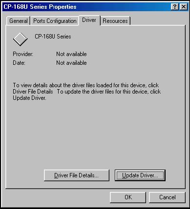 Software Installation 3. In the Driver tab, click Update Driver... 4.