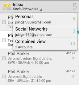 53 Email Checking your mail The Email app is where you read, send, and organize email messages from one or more email accounts that you ve set up on HTC Desire 310. 1. Open the Email app.