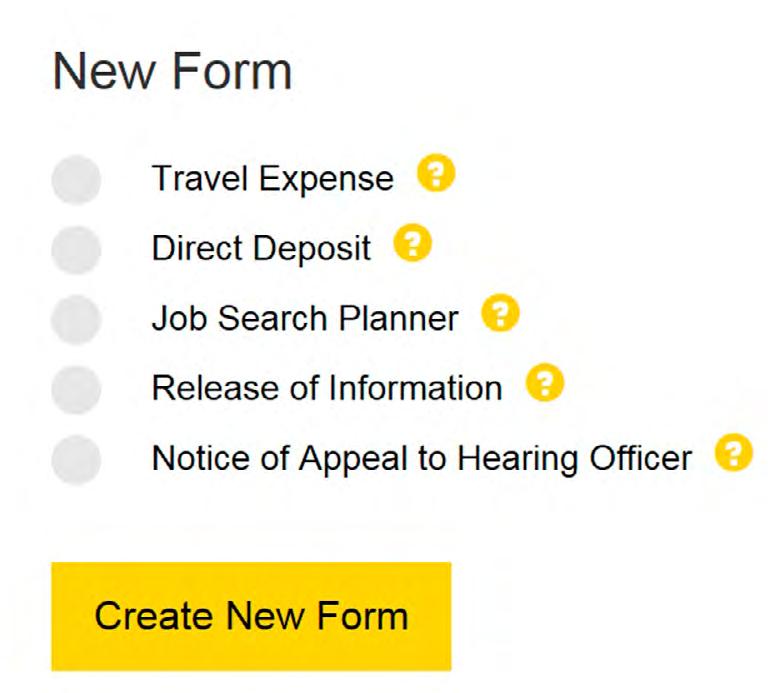 Forms You can complete and submit a number of WCB forms directly through your online account: Travel Expense Submit out-of-pocket expenses related to your claim or medical appointments to be