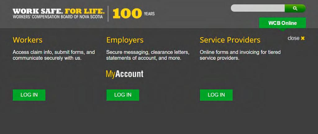 WCB Online WCB Online for workers allows us to deliver the best possible experience by offering online options for our services.