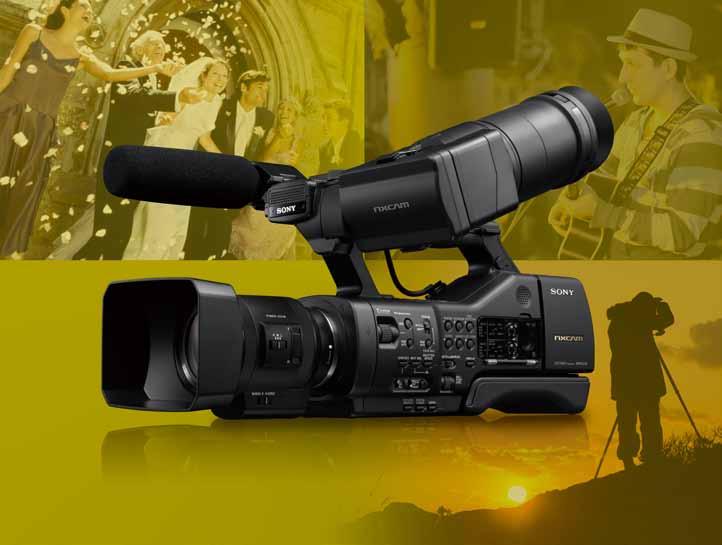 NEX-EA50H New Style Large Format Sensor NXCAM Camcorder Sony Expands the NXCAM Range with a Versatile and Affordable Interchangeable Lens Camcorder The new NEX-EA50H offers creative, high-quality