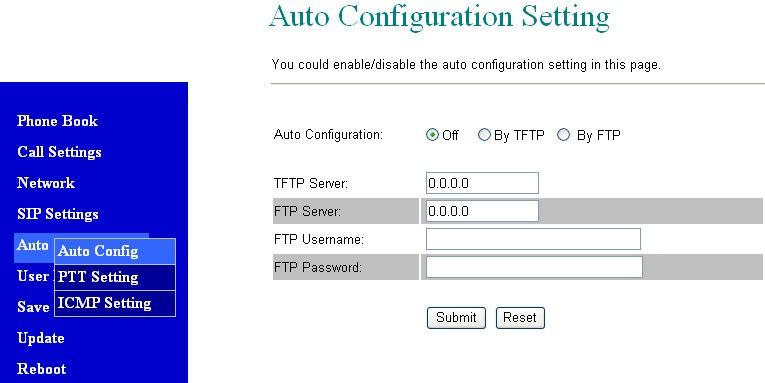 This is useful for the new user to automatically download a predefined configuration setting.