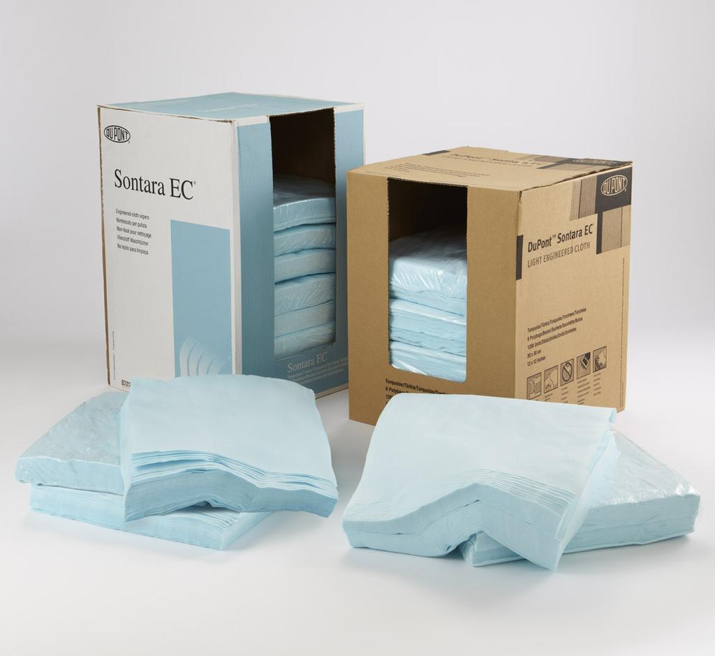 SONTARA EC & EC LIGHT IN FLAT BULK Sontara EC wipes are all-purpose, engineered cloth with exceptional absorbency, strength and low-linting properties, well-suited for what is known as critical