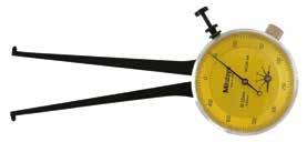 Instruments SERIES 209 Inside Dial Caliper Gauge Dial caliper gauges are inside diameter measurement tools that have a broad range of application including the measurement of hole diameter and the