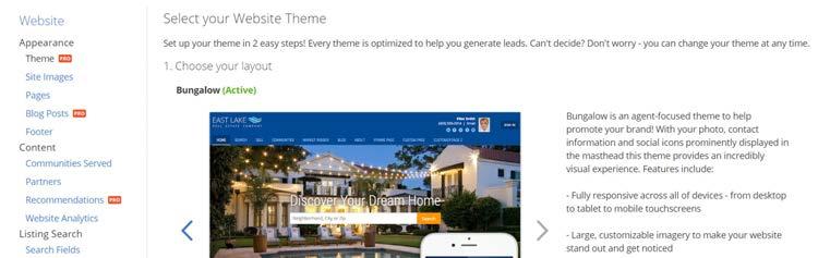 10 Select Site Theme Layout & Color