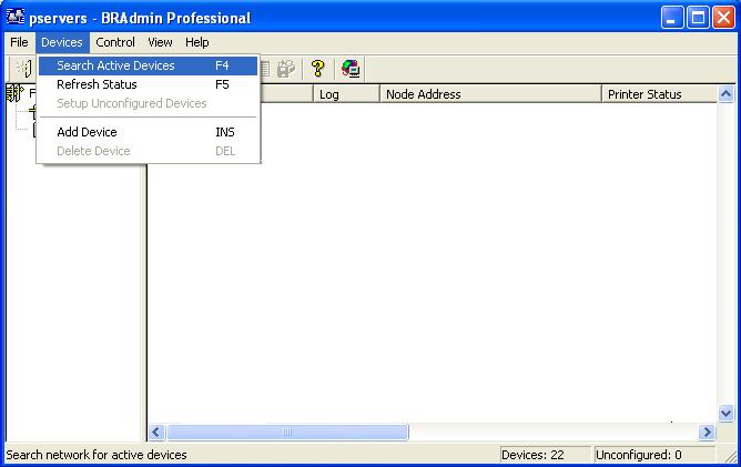 Setting your IP Address, Subnet Mask and Gateway using BRAdmin Professional 1 Start BRAdmin