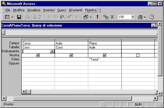 Form-Based Interface (in Access) Demo: A