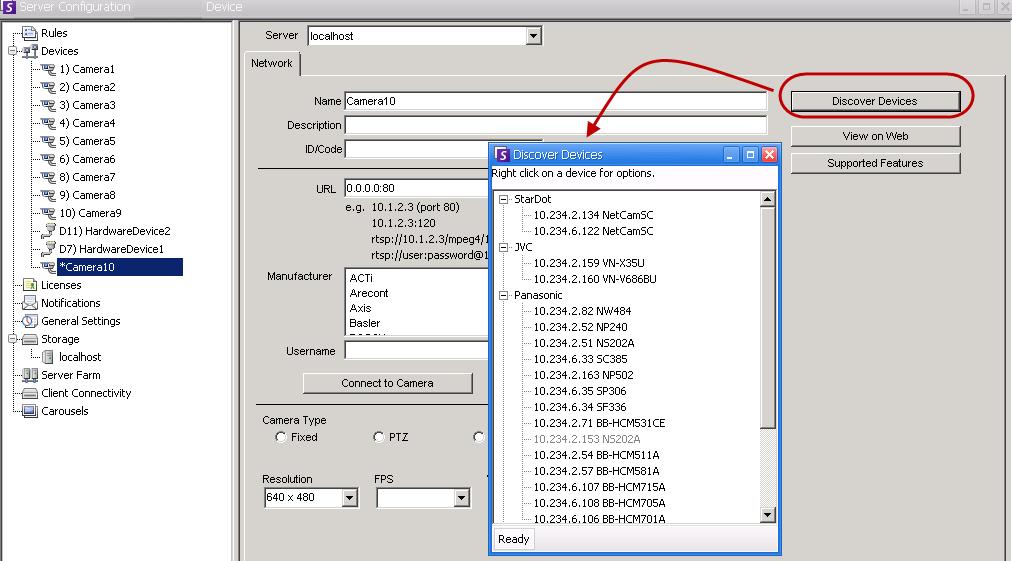 Improvements AIR-14851 You can now bypass auto-discovery by specifying a comma separated list of camera manufacturers in the Manual Configuration Editor in Symphony Client. 1.