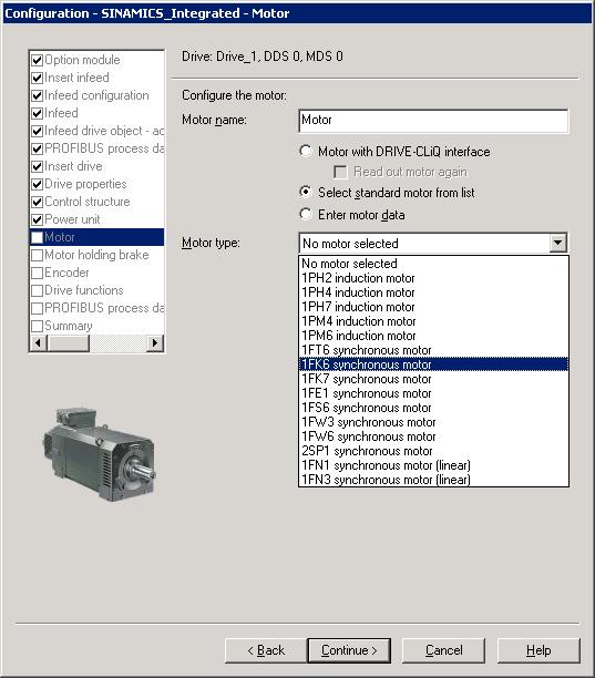 Commissioning (software) 7.2 Performing offline configuration for the 12. In the case of Double Motor Modules, you need to specify the terminal to which the motor is connected.