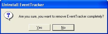 2. Click Yes to remove everything.