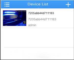 You can now see the camera in the device list. Tap it to watch the video. 8.