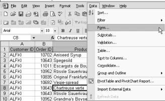 Task 1: Creating a Data Form Activity 1.1 Activity 1.2 Run Microsoft Excel by selecting Start > Programs > Microsoft Office XP > Excel. Click File > Open > tut130.