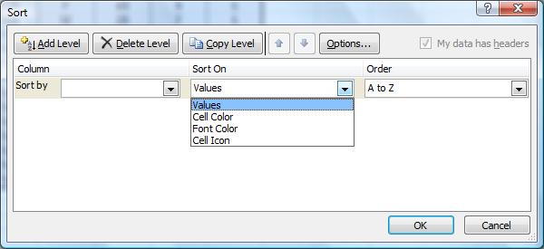 If you filter on a non numeric column with blanks and colour, as per the gender column screen shot